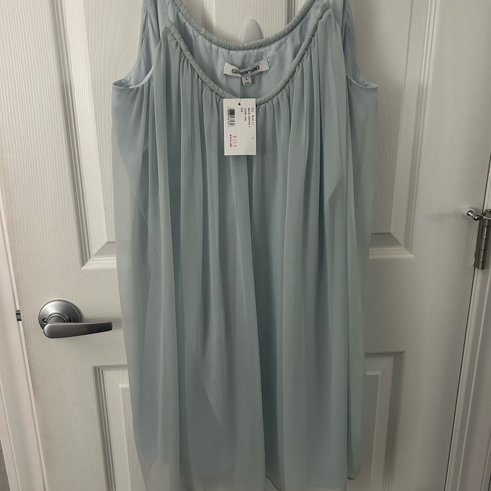 NWT Elizabeth and James Light Blue “Malie” Mini Dress